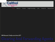 Tablet Screenshot of caltholclearing.co.za
